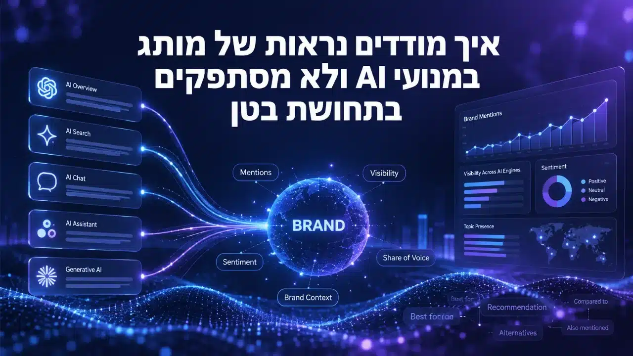 איך מודדים נראות של מותג במנועי AI